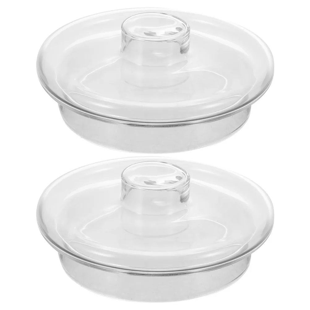 

2 шт. Сменные прозрачные крышки для стеклянных чайников с фильтром-инфузором для домашнего использования, портативные, удобные для заваривания чая