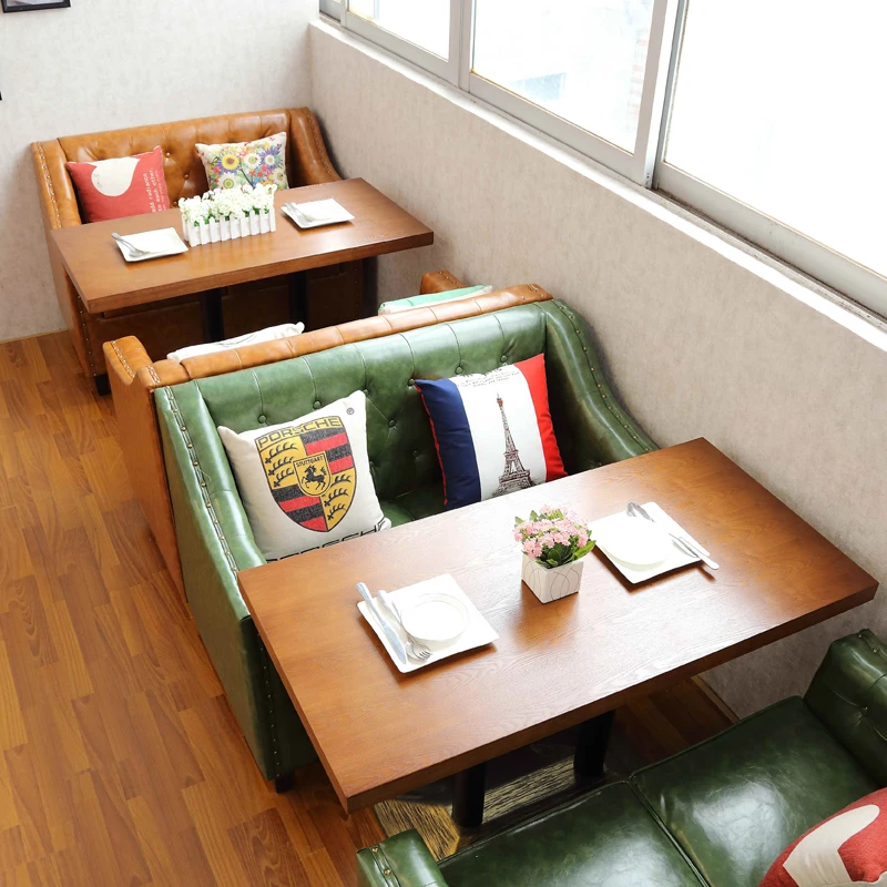 

sofa combination western restaurant card seat sofa table and chair cafe milk tea shop internet cafe negotiation