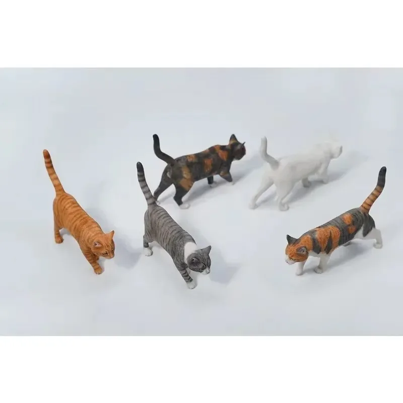 JXK 1/6 スケールシミュレーション樹脂 Felis Catus 動物モデルかわいい猫小さな小道具モデル 12 "アクションフィギュアディスプレイおもちゃ