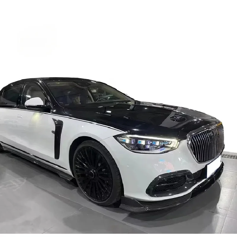 New hot selling auto parts dry carbon fiber w223 body kit s class car body kit