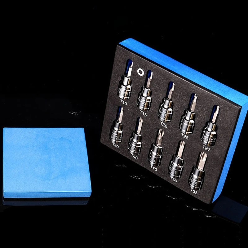 Set bussole Torx da 3/8 pollici in acciaio cromo vanadio ad tenacità