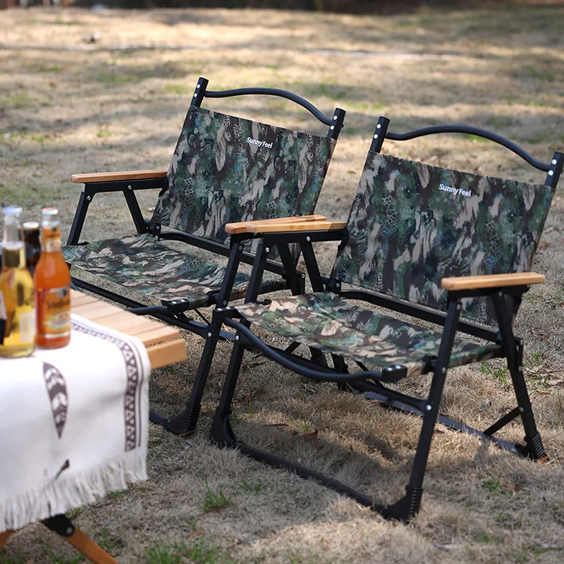 Outdoor Kermit Chair Exquisite Camping Folding Stool Steel Pipe Lightweight Folding Chair Portable