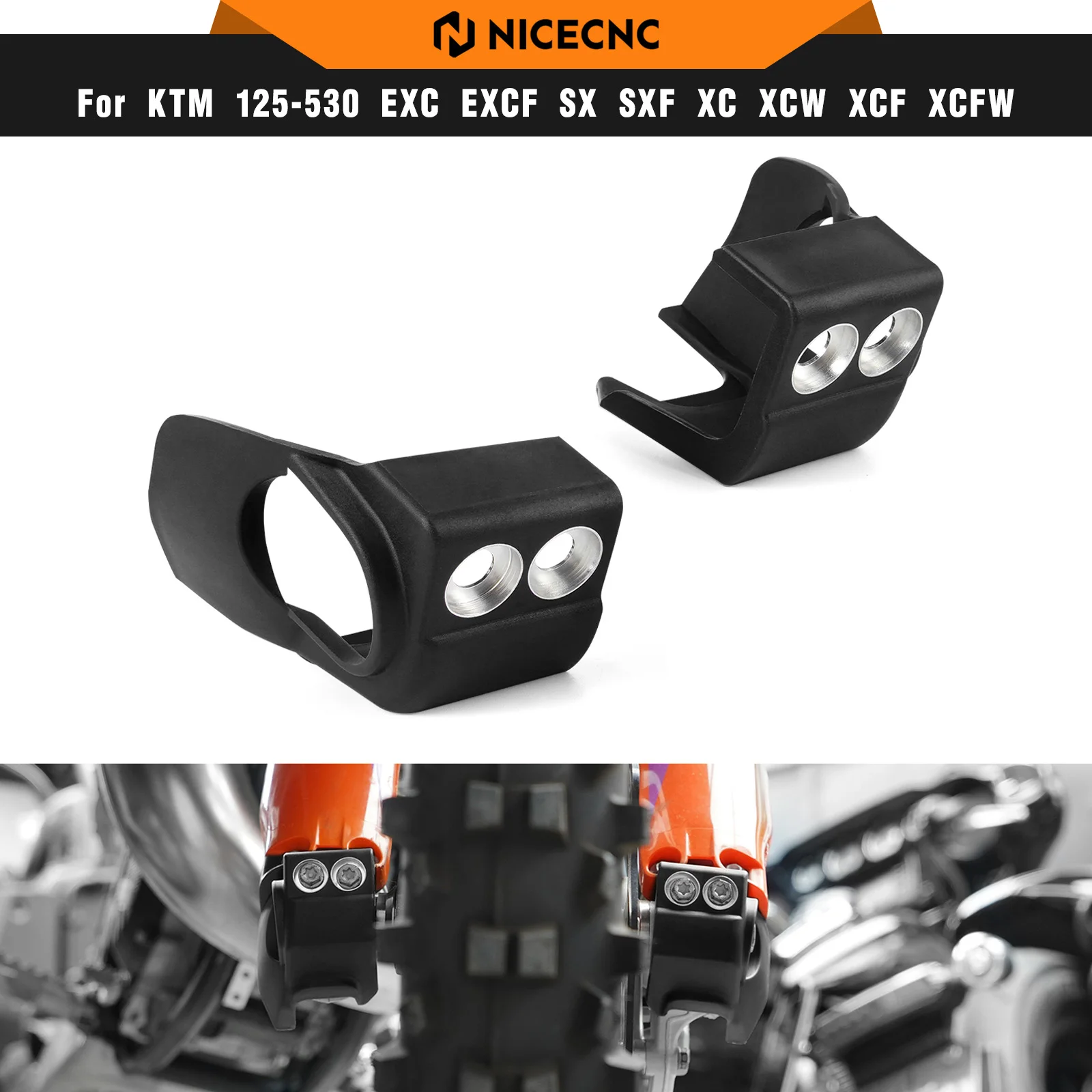 

For KTM EXC 300 2016-2024 Motorcycle Fork Shoe Lower Leg Protection For KTM EXC-F 350 SX 125 SXF450 Husqvarna TE300 GasGas EC300
