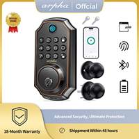Arpha Smart Door Lock ‎D280 Set 100 Code Fingerprint Lock 5-in-1 Digital Electronic Lock App Control Wifi Smart Lock Waterproof