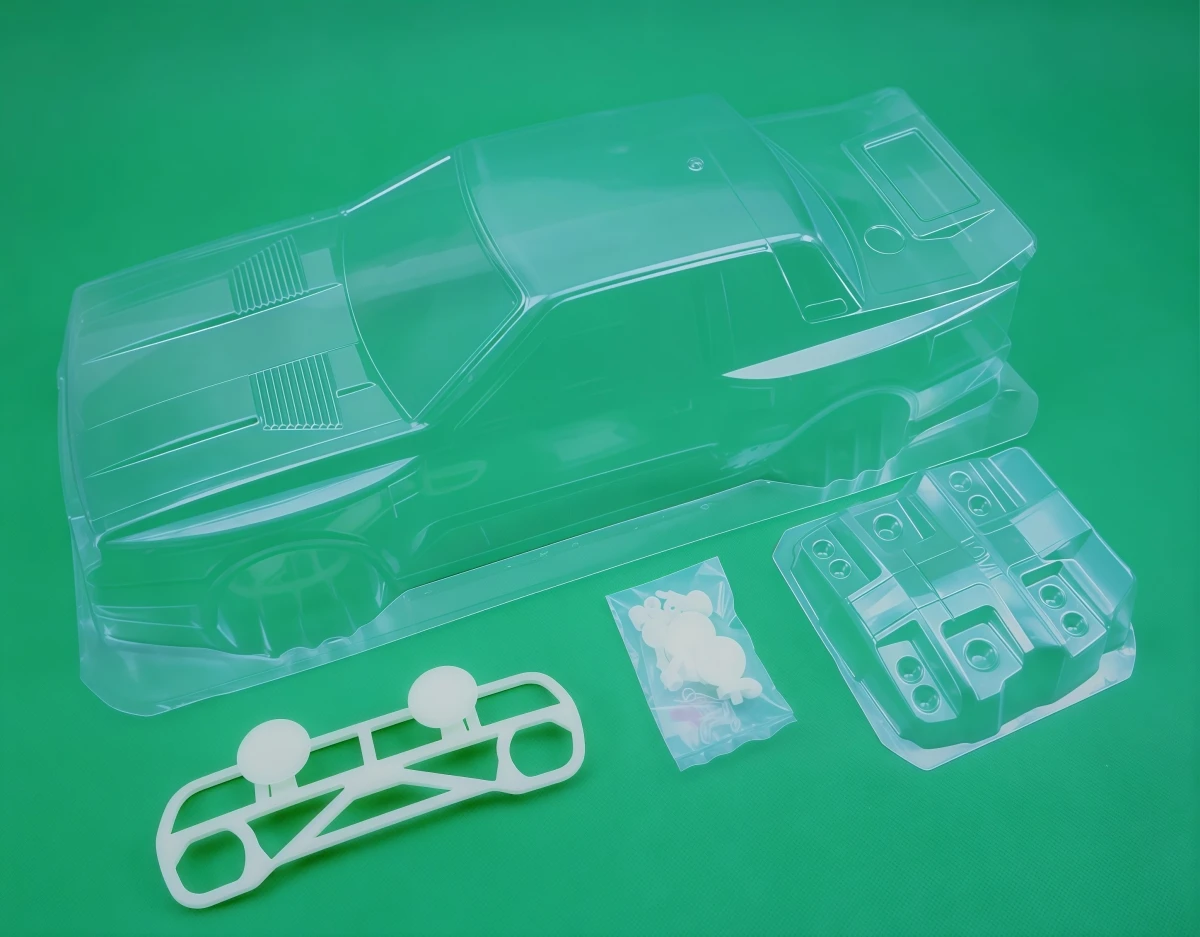 TC164 1/10 TA64 Celica Clear PC Body Shell 190mm Width With Light Buckets and Decals For 1/10 RC Touring Rally Car