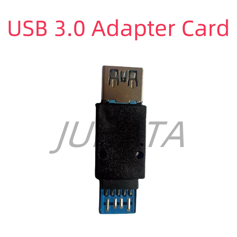 Automated testing USB3.0&2.0B male to female joint protection card, all plastic chamfer, anti insertion damage, gold-plated 10U