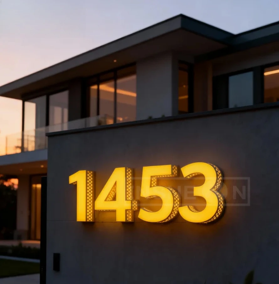 Custom Led Light Signs 3d Logo Business Sign Wall Letter Luminous Advertising Personal Design Signage Company Luxury Brand Neon