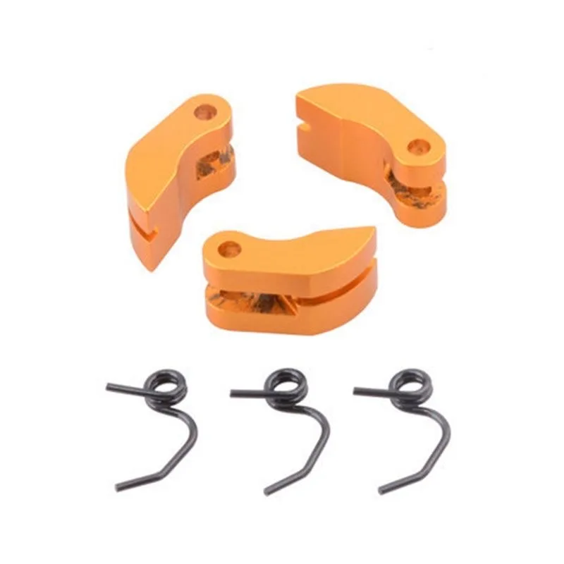 RC coche de aluminio 3 zapatos de embrague con resorte para 1/8 HSP 081008 Nitro motor RC modelo coche embrague de zapata