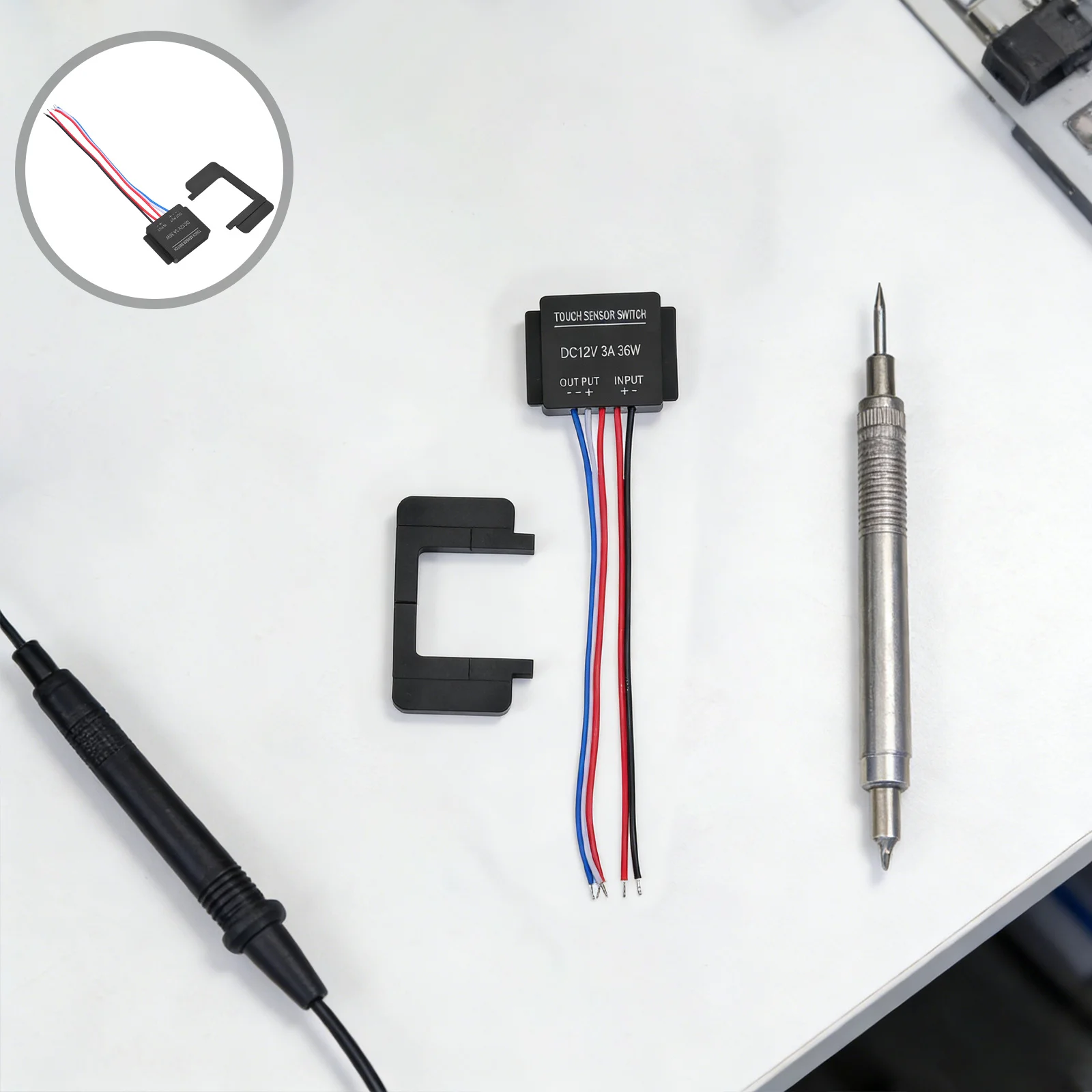 

Сенсорный диммер для ванной комнаты, водонепроницаемая панель управления, идеально подходит для освещения ванной.