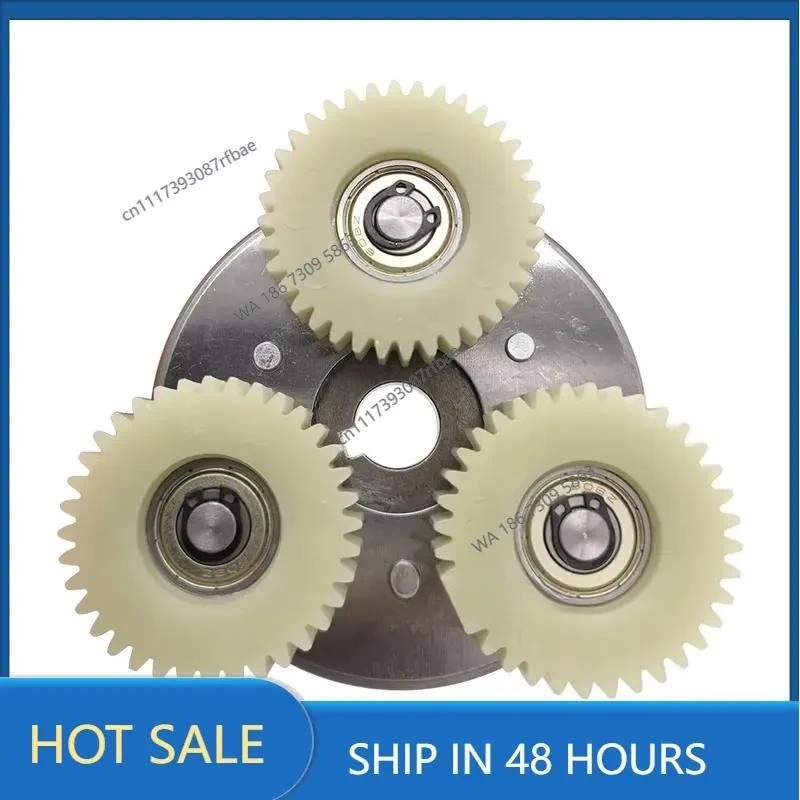 36T E-Bike Motor Gear Clutch Kit 47x13.5mm Nylon Planetary Gears With 88mm Clutch For 500W Electric Motor Replacement Parts
