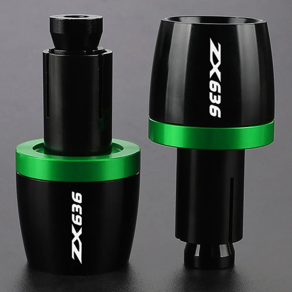 

Accessories Handlebar ends For KAWASAKI ZX636 2019-2020 Plug Cover Universal 7/8'' 22MM Handle Bar End ZX 636 Hand Grip Z X636