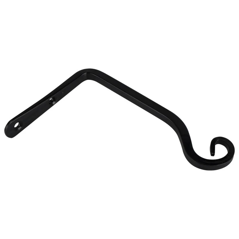 6-inch simple wall iron folding forming clothes hook flower basket hook self-tapping screw fixing S type