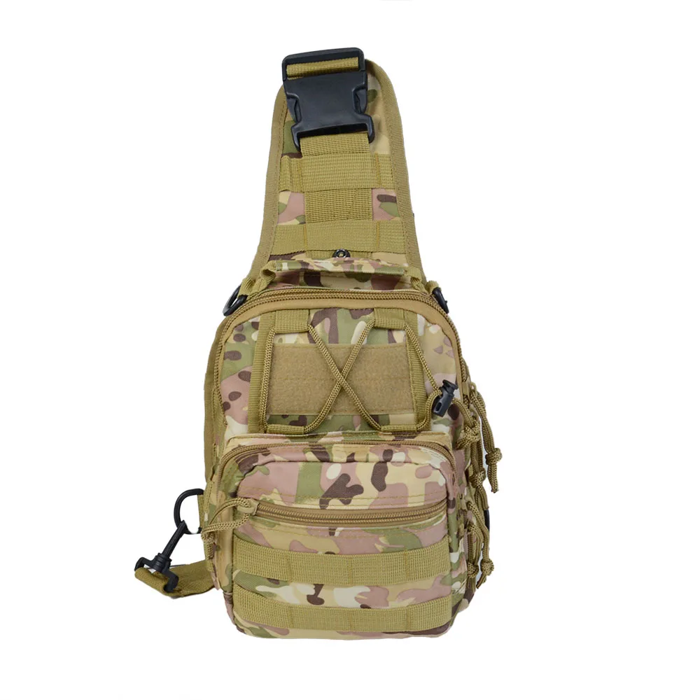 Small saddle bag Army Fan Tactical Burger Chest Bag Small Gannet camouflage multi-functional outdoor leisure cycling mountain ca