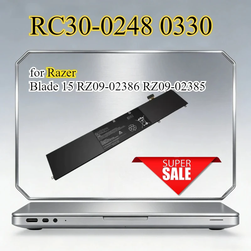 RC30-0248 0330 Laptop Battery for Razer Blade 15 RZ09-02386 RZ09-02385