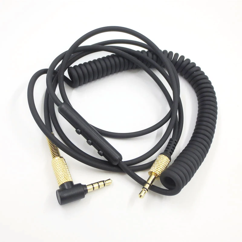 Spring Audio Cable Cord Line for Marshall Major II 2 Monitor Bluetooth Headphone