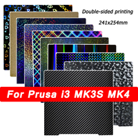MK4 PEI Sheet for Prusa i3 MK3S Build Plate PEO PET PEY Double Sided Spring Steel Sheet for Prusa i3 MK2.5S MK3 MK3S+ PEI Plate