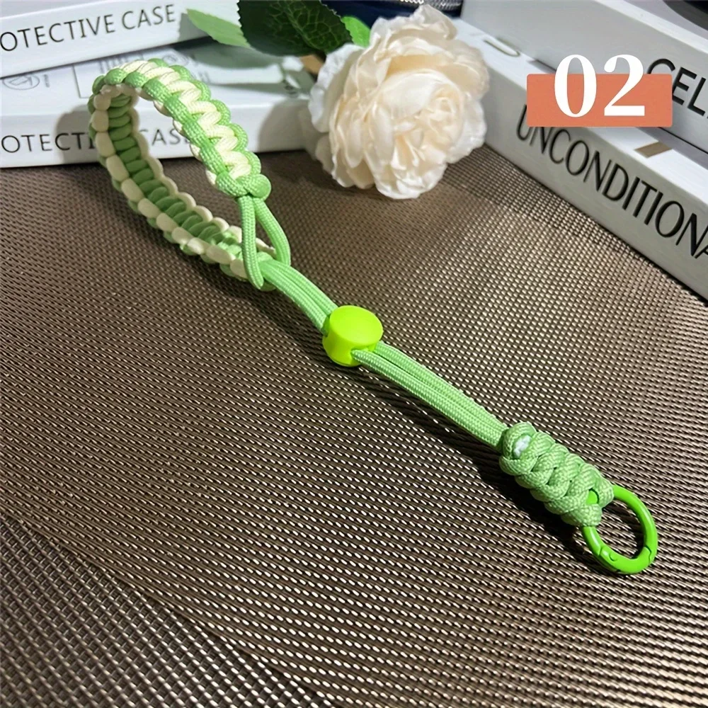 Geflochtenes Telefon-Lanyard für das Handgelenk, kurzes Lanyard, Anti-Verlust, Anti-Drop-Telefon-Lanyard, Schlüssel-Kamera-Lanyard