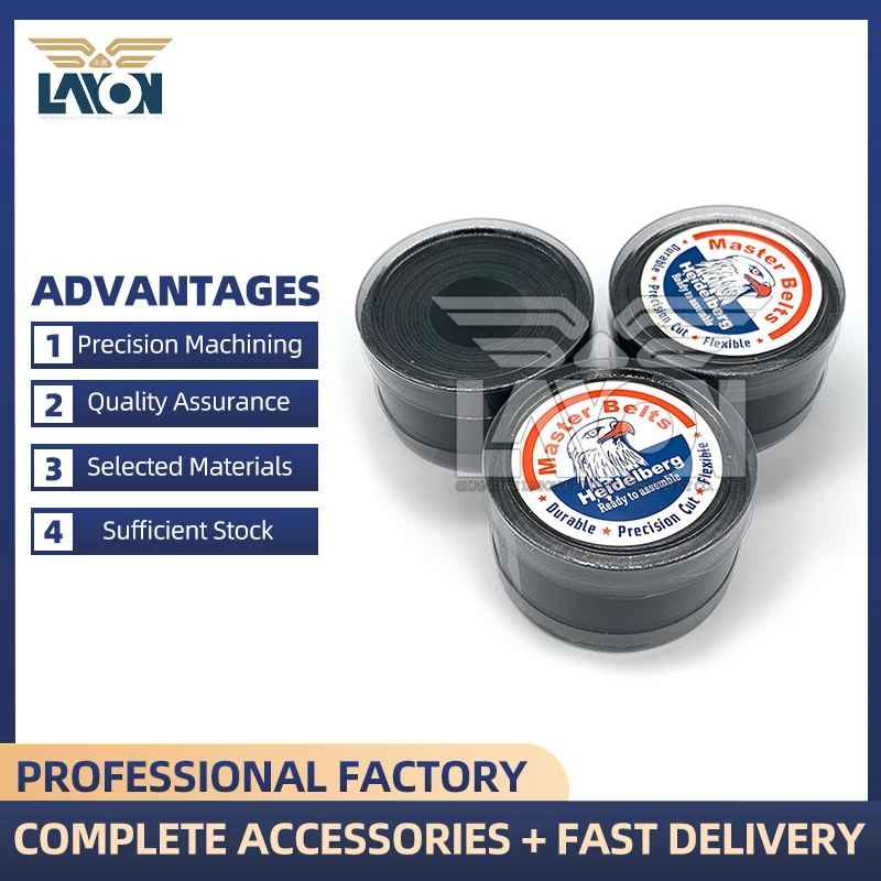 

LAYON 1/2PCS 86.020.029 Heidelberg SM102 Belt 2020mm*28mm PVC Conveyor Tape for Printing Press