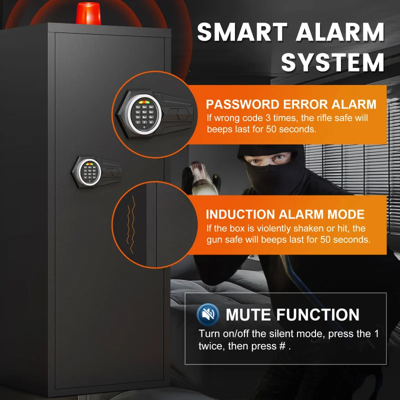 custom.Integrated Cabinet Safe Storage Cabinet Fireproof Anti-theft Password Gun Safe Box