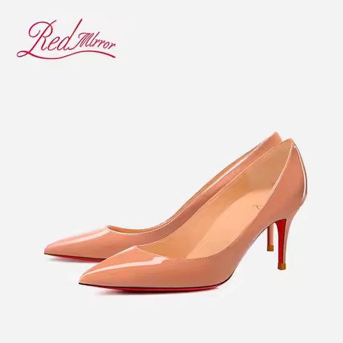 Black Women's elegant high heels Red Shiny Bottoms Luxury Brand Women heels 2025 trend Pointed Toe Sexy Party Pumps shoes Women - Image 10