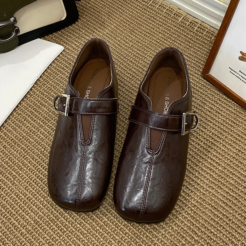 Modne skórzane baleriny Mary J – Women'S Fashion Shoes recenzja i cena
