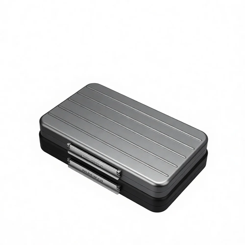 Durable Aluminum Cigar Case For CIGARLOONG Portable Humidor Box Cedar Wood Lining Travel Protective Pocket Storage Container view 6