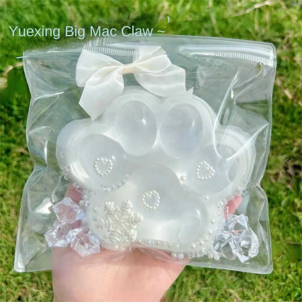 White Moonlight Giant Cat Paw Squeeze Toy Kneading Super Large Cat Paw Fidget Toy 3D Handmade Cat Paw Pinch Toy Children