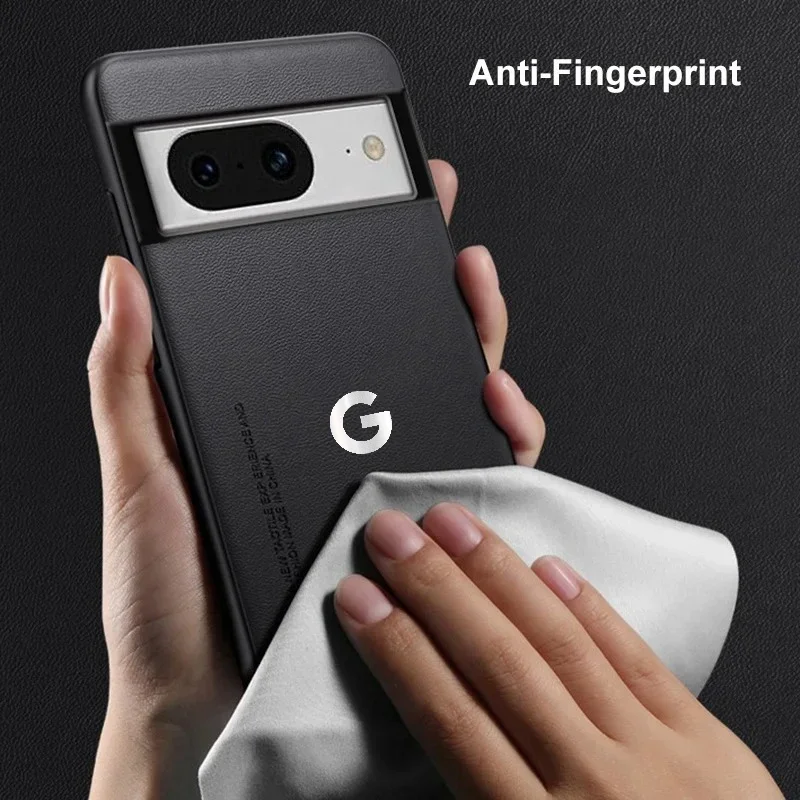 Luxus Business Original Kevlar Leder LOGO Matte Handyhülle für Google Pixel 11 ProXL 10A 9A 8 PU+TPU stoßfeste Schutzhülle – Detail 5