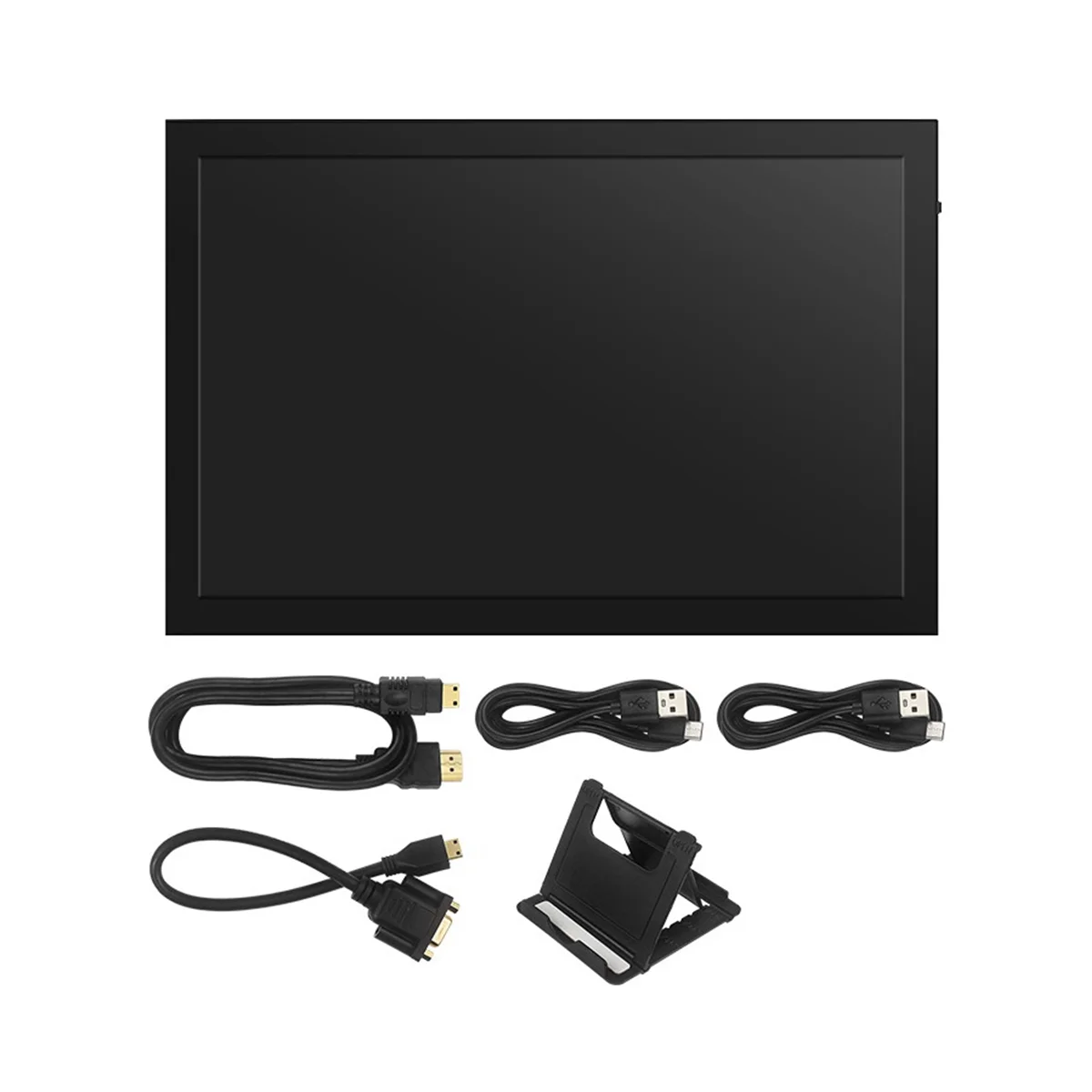 

10.1 Inch Touch Screen LCD Display with Metal Case for 3B+/4B Nano PC ,US Plug