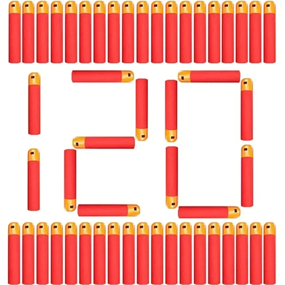Kids Shooting Game Refill Dart Bullets Pack 9.5cm*1.9cm Compatible With N-Strike Mega Blaster Mastodon Twinshock Toys Guns
