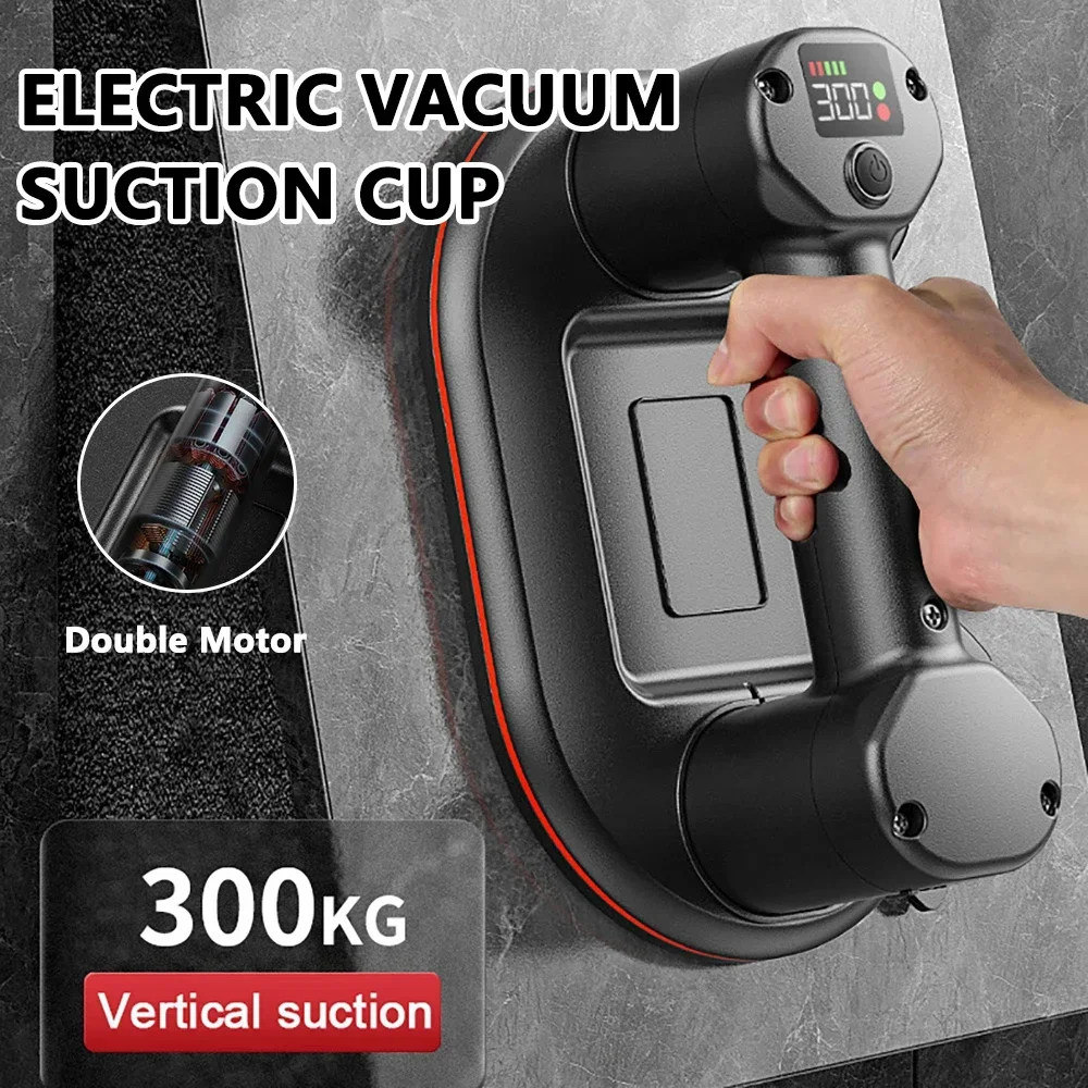 300kg Bearing Powerful Electric Suction Cup Vacuum Suction Lifter Tyce-C Charging For Ceramic Tiles Glass Smooth Surface Lift