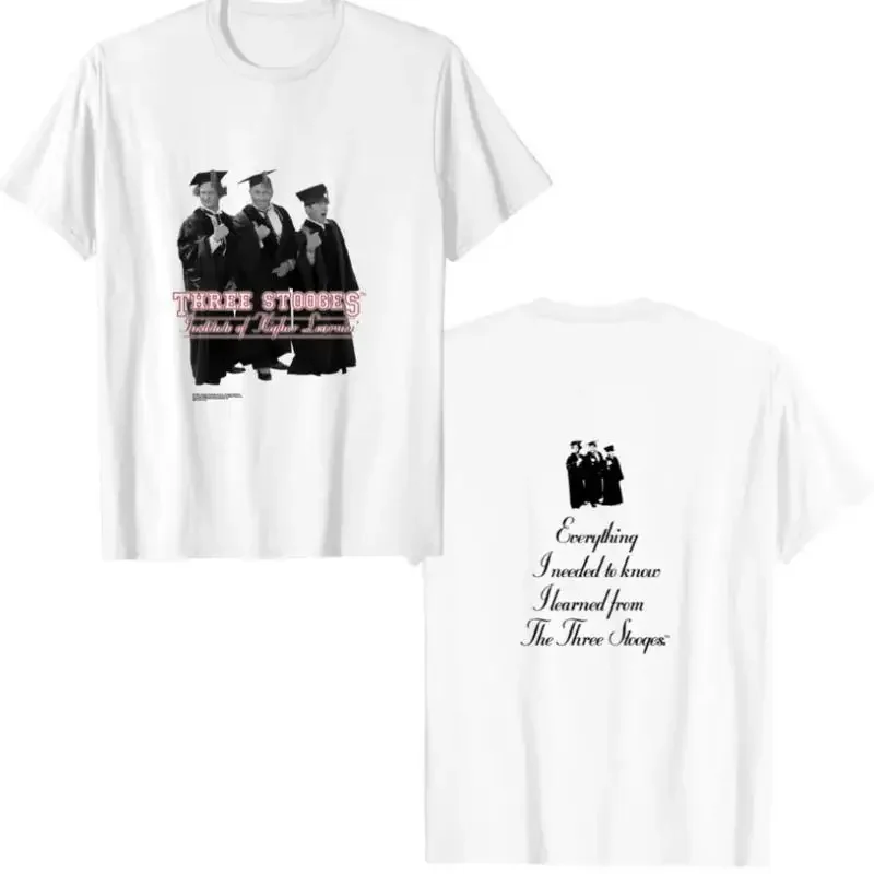 Three Stooges Institute of Higher Learnin T-Shirt Heavyweight T-shirtshirt