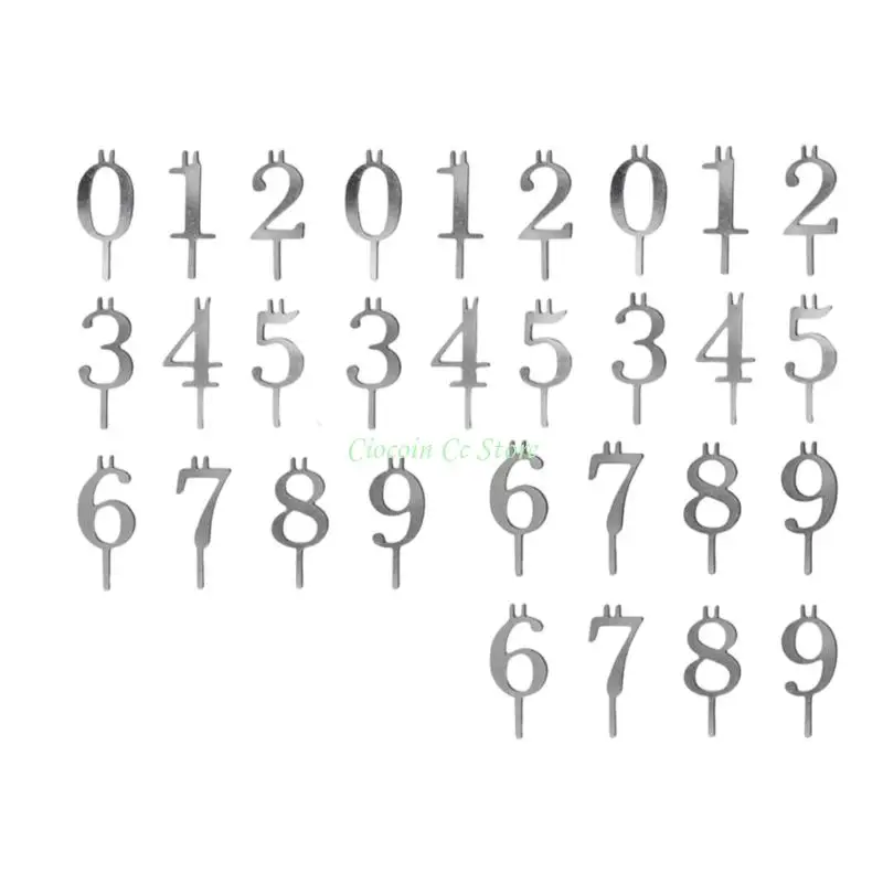 X90F Multiple Purpose Numeral Cake Stand For Distinct Cakes 0 to 9 Designs