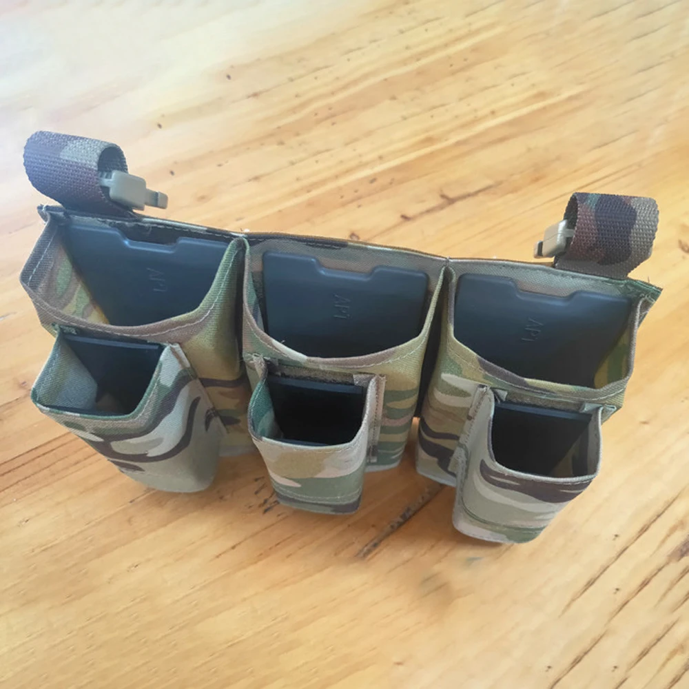 Outdoor Tactics Vest LV119  Six Union  Front Panel Magazine Replace Insert Pouch For Sub Holster 5.56 9MM Mag Holder