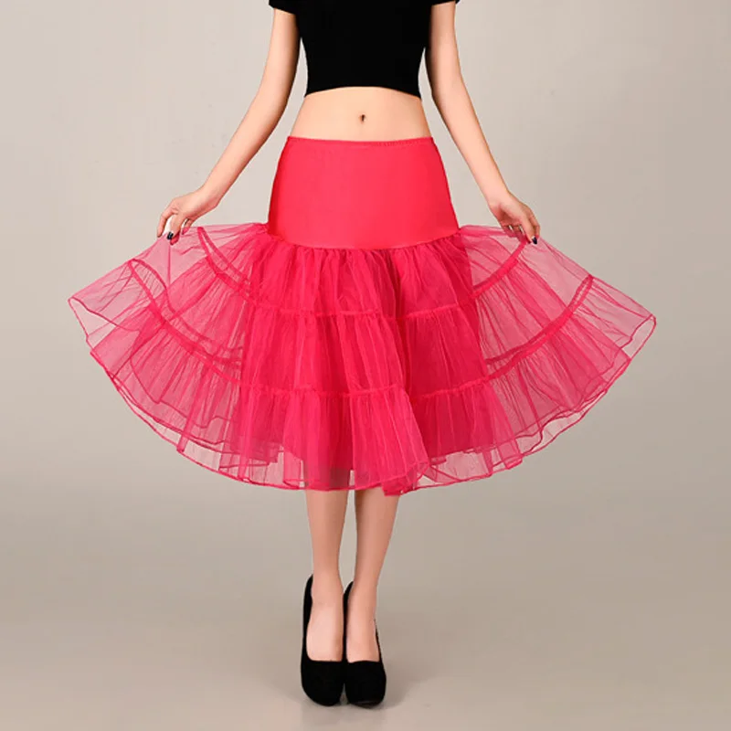 

Lolita Style Tulle Skirt Women Knee-Length A-line Skirt for Women Fashion Big Hem Mesh Skirts Winter Party Cake Skirt