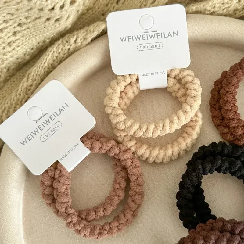 3pc bellezza coreana buona elasticità fascette per capelli anelli corda Scrunchies per le donne ragazze bambino regalo di festa quotidiana accessori