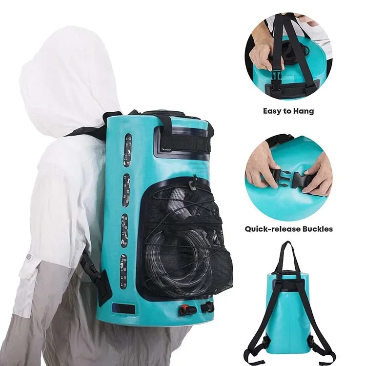 Outdoor 5.8 Gallons/22L Solar Hiking Shower Water Bath Bag Portable Camping Solar Shower Bag