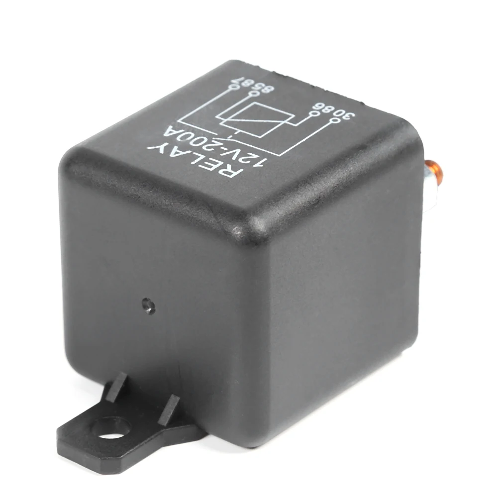 WM686 12V 200 Amp Split Charge/Winch Relay Car Boat Mower Starter Relay 4 Pins Operation Simple and Use Conveninently