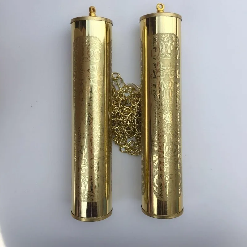 Hollow Aluminum Clock Weight, Decorative Pendulum Weight Accessories for Vintage Floor & Table Mechanical Clock