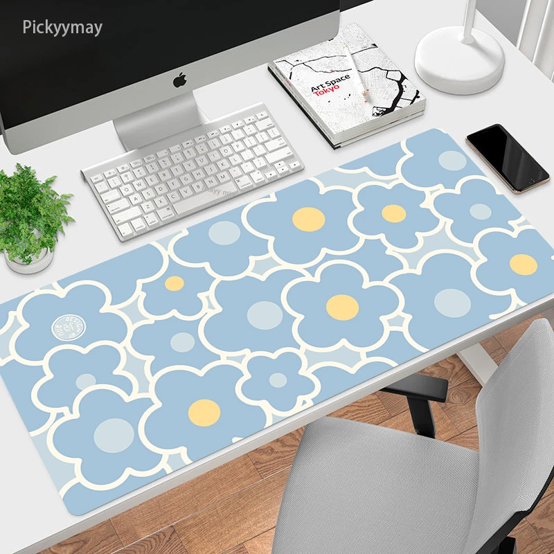 Cute Mouse Pad Large Pink Gaming Mouse Mat Kawaii Mousepad Gamer 900x400 Rubber Keyboard Sweet  Desk Play Mats Table Carpet LOL