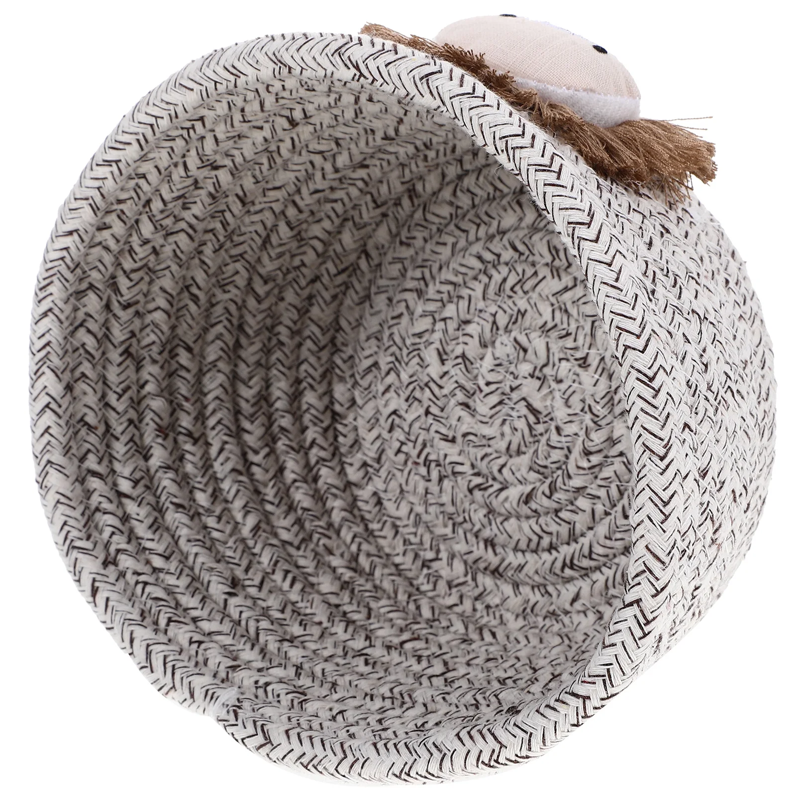 

Storage Box Small Woven Baskets Organizer Bins for Shelves Fabric Organizing Decorative Baby