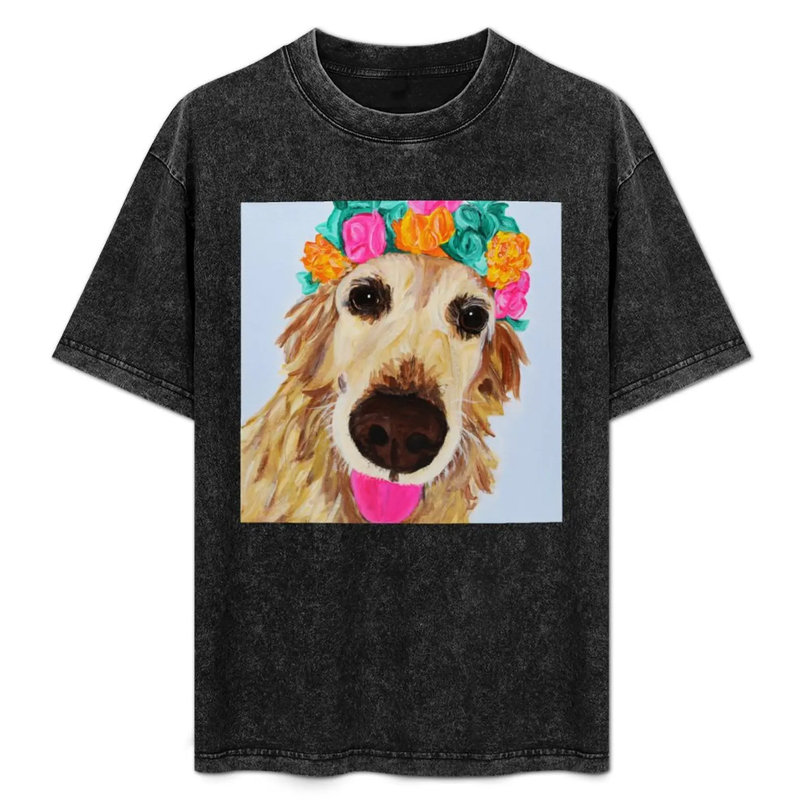 

Flower Girl Xena, the Golden Retriever T-Shirt Active Wear Sports T-Shirt for Men