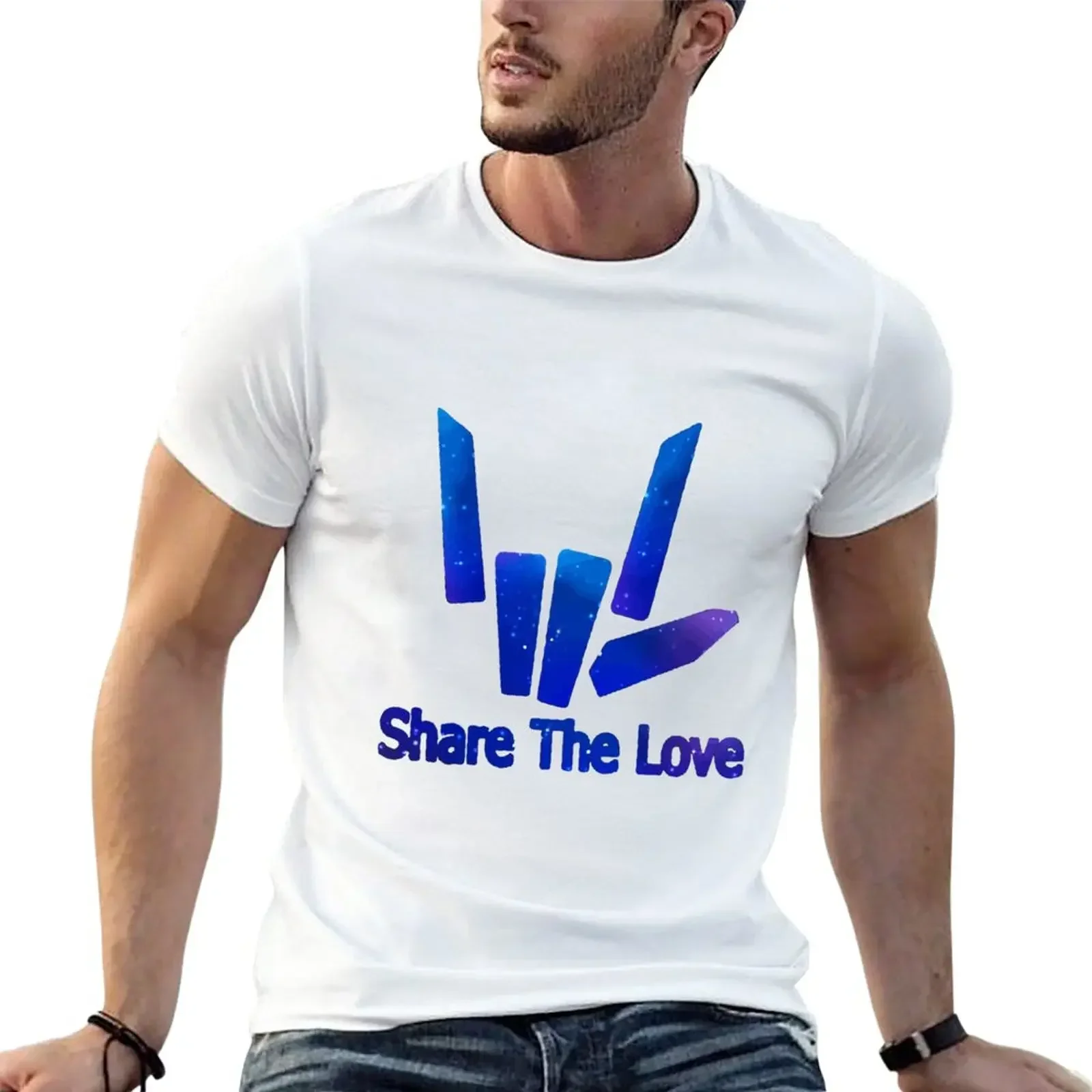 Ragazzi bianchi ragazzi stampa animalier abbigliamento vintage per uomo bambini condividi The Love Galaxy Logo Stephen Sharer t-shirt manica corta