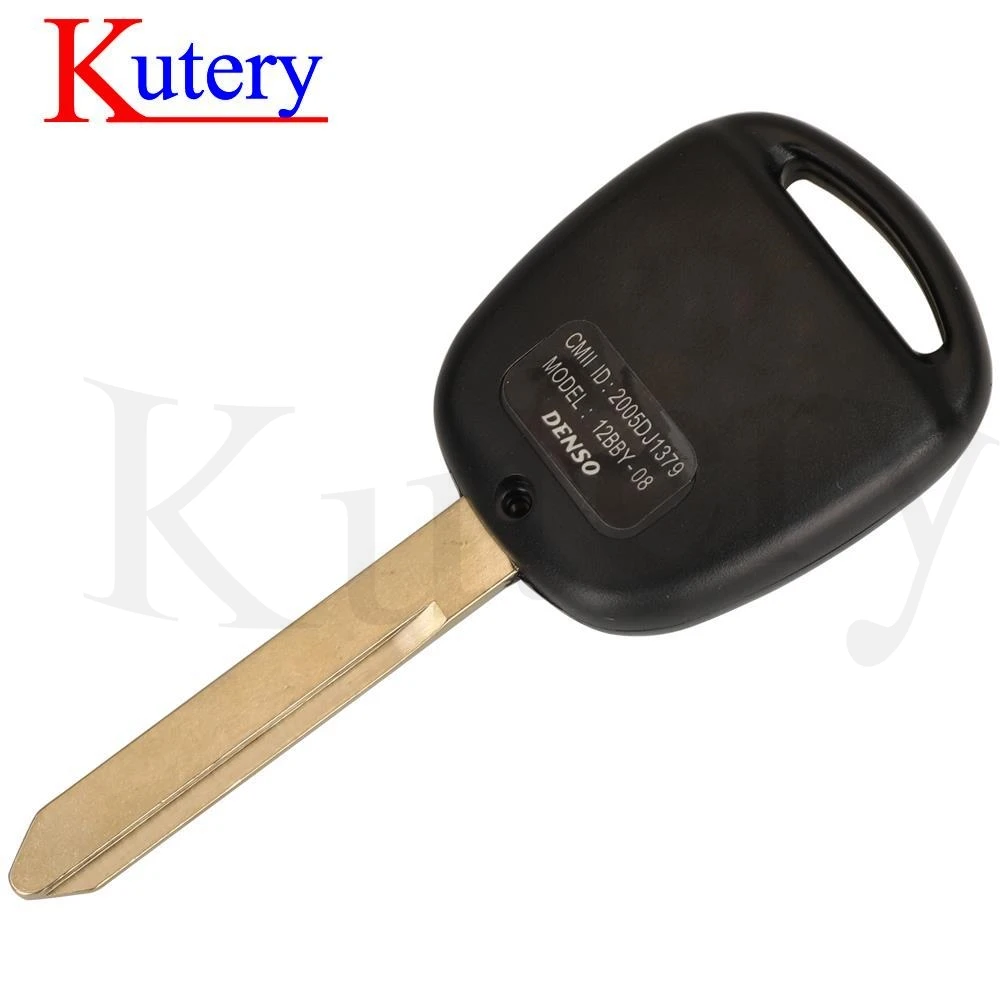 jingyuqin P/N: 89071 05010 433MHZ 4C Chip 2/3 Przyciski Zdalny Pilot Samochodowy Do Toyoty Yaris Avensis Z Nieobciętymi Ostrzem TOY47