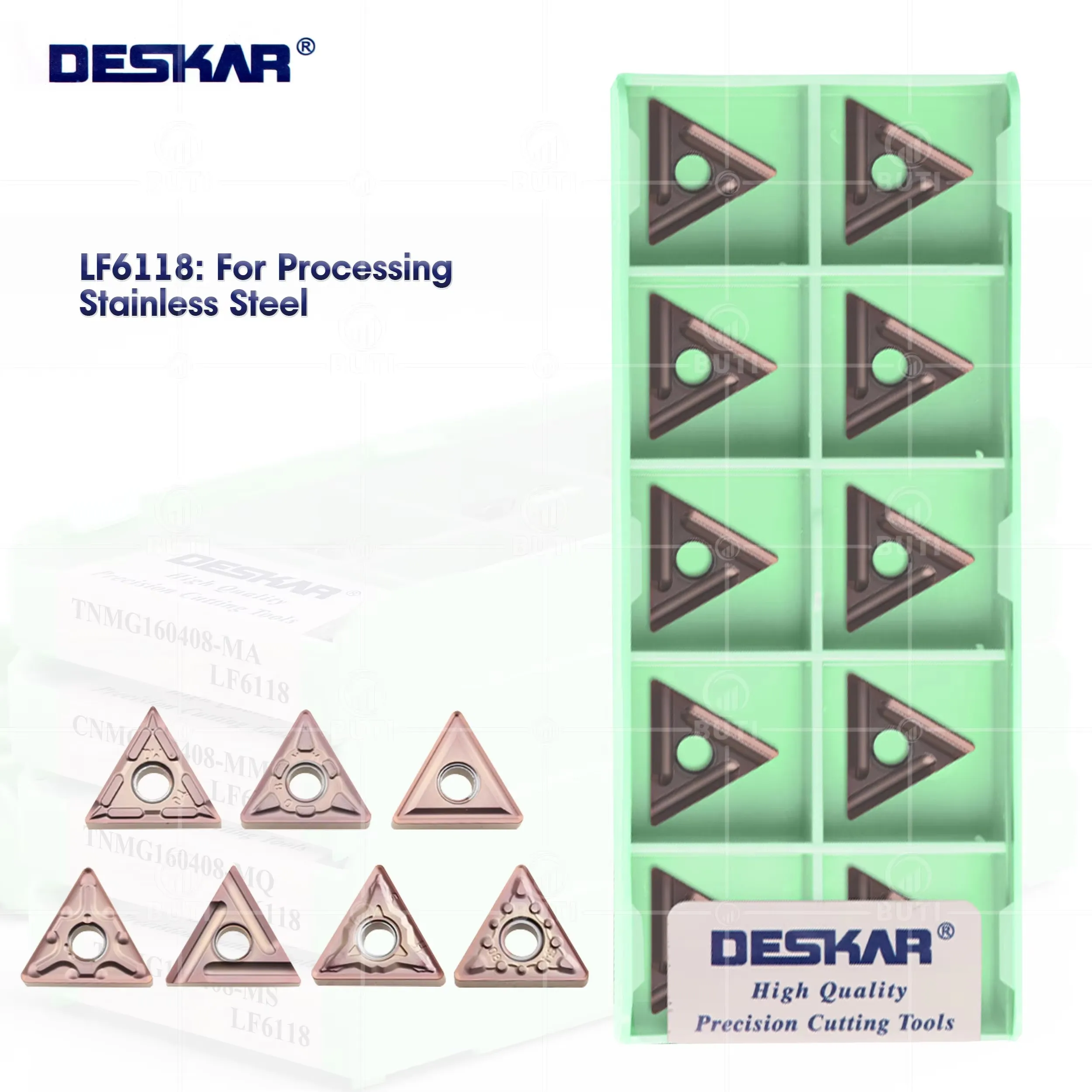 

DESKAR 100% оригинал TNMG160404 TNMG160408 MA MS JMS MQ HS MF MM R-S L-S LF6118 Лезвие токарного станка с ЧПУ для токарного инструмента из нержавеющей стали