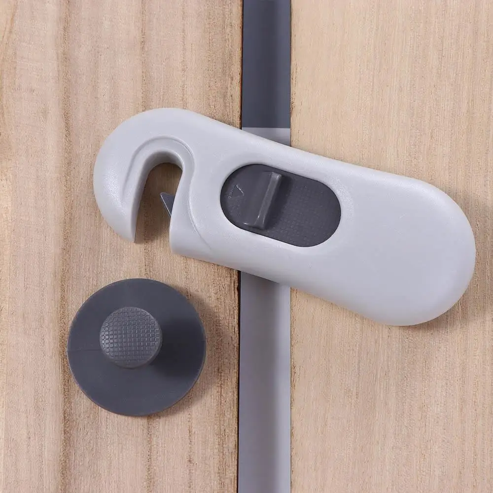 

Drawer Lock Simple Installation Refrigerator Door Lock Anti-Pinch Hand Door Lock Storage Cabinet Door Lock Baby Safety Lock