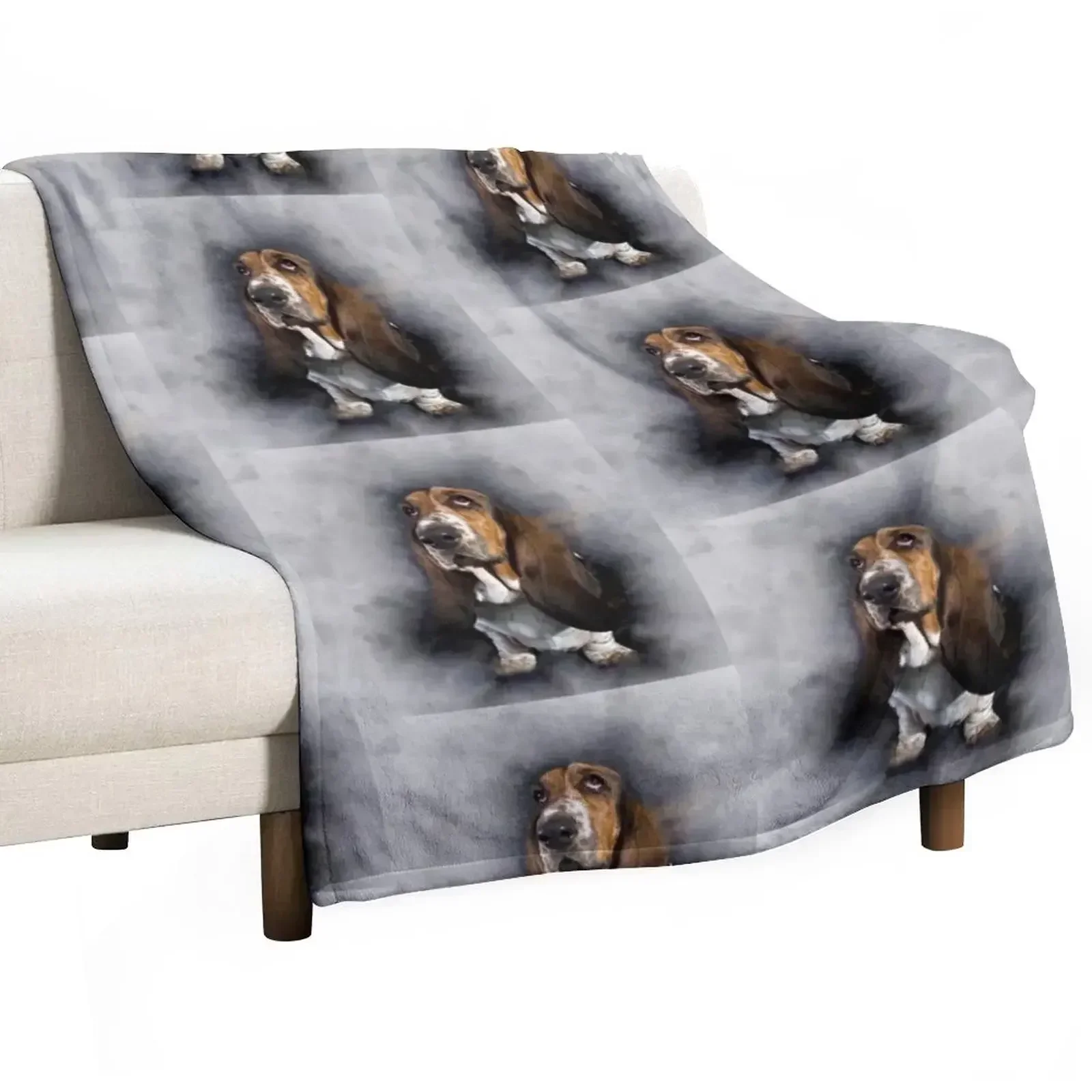 Basset Throw Blanket Blankets For Sofas Flannels Blankets