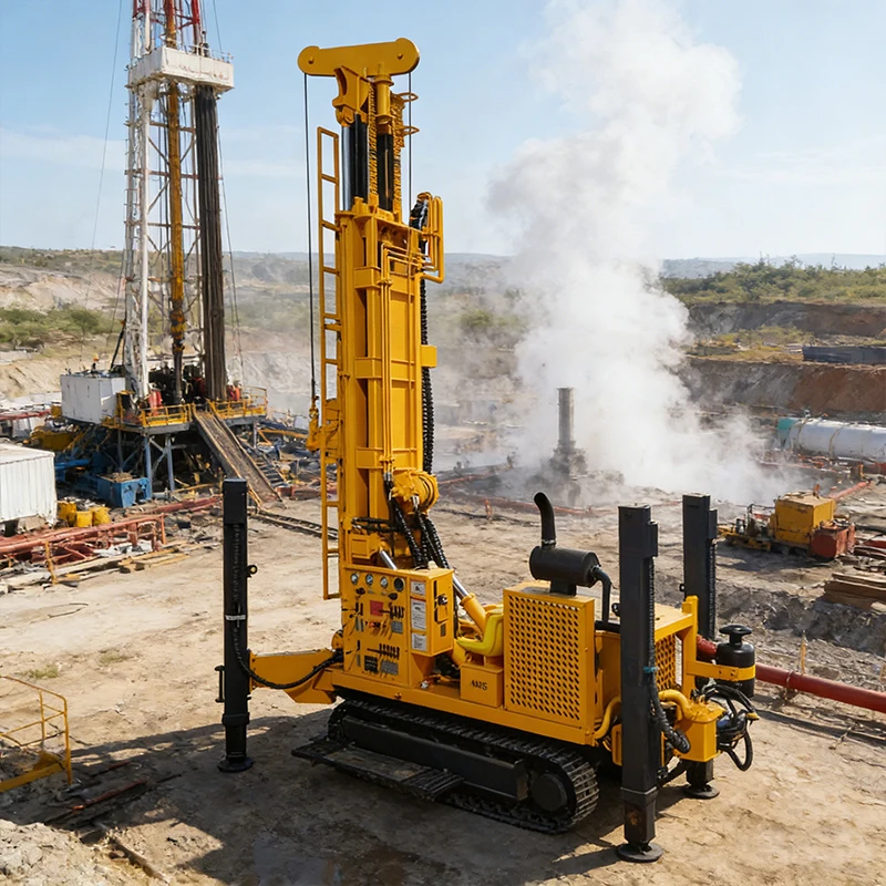 Customized Heavy Duty Portable Hydraulic Water Well Drilling Rig Borehole Machine Deep Well Equipment