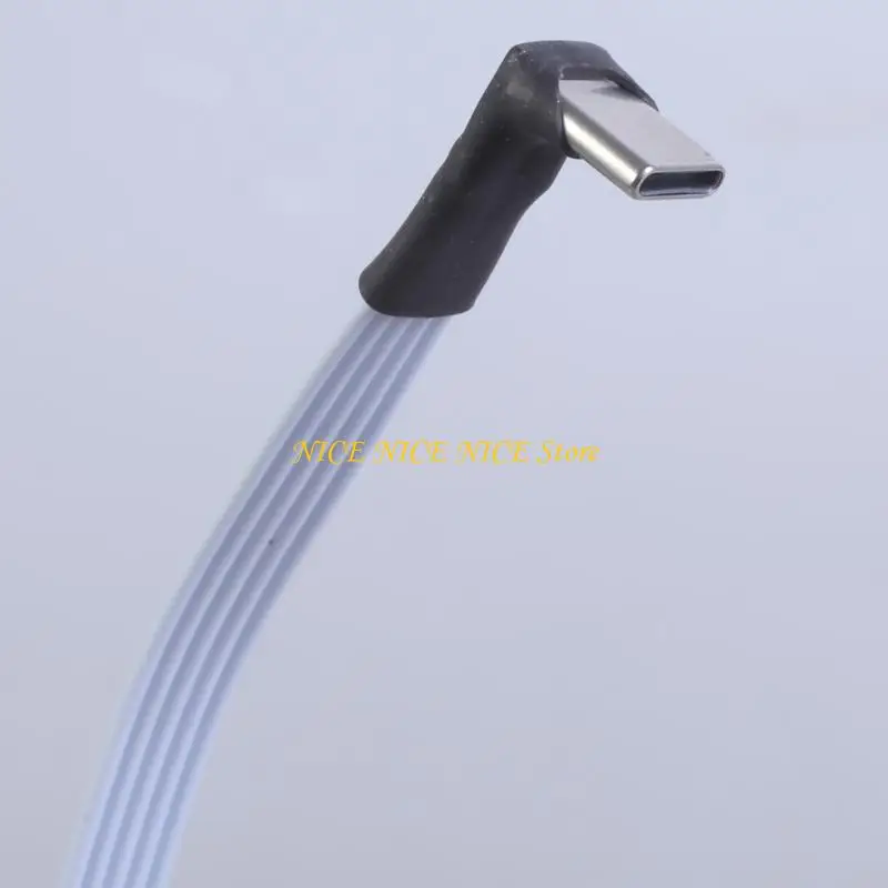 유형 C 타입 C 변환 케이블 플랫 실리콘 와이어 1.2mm 두께 2A