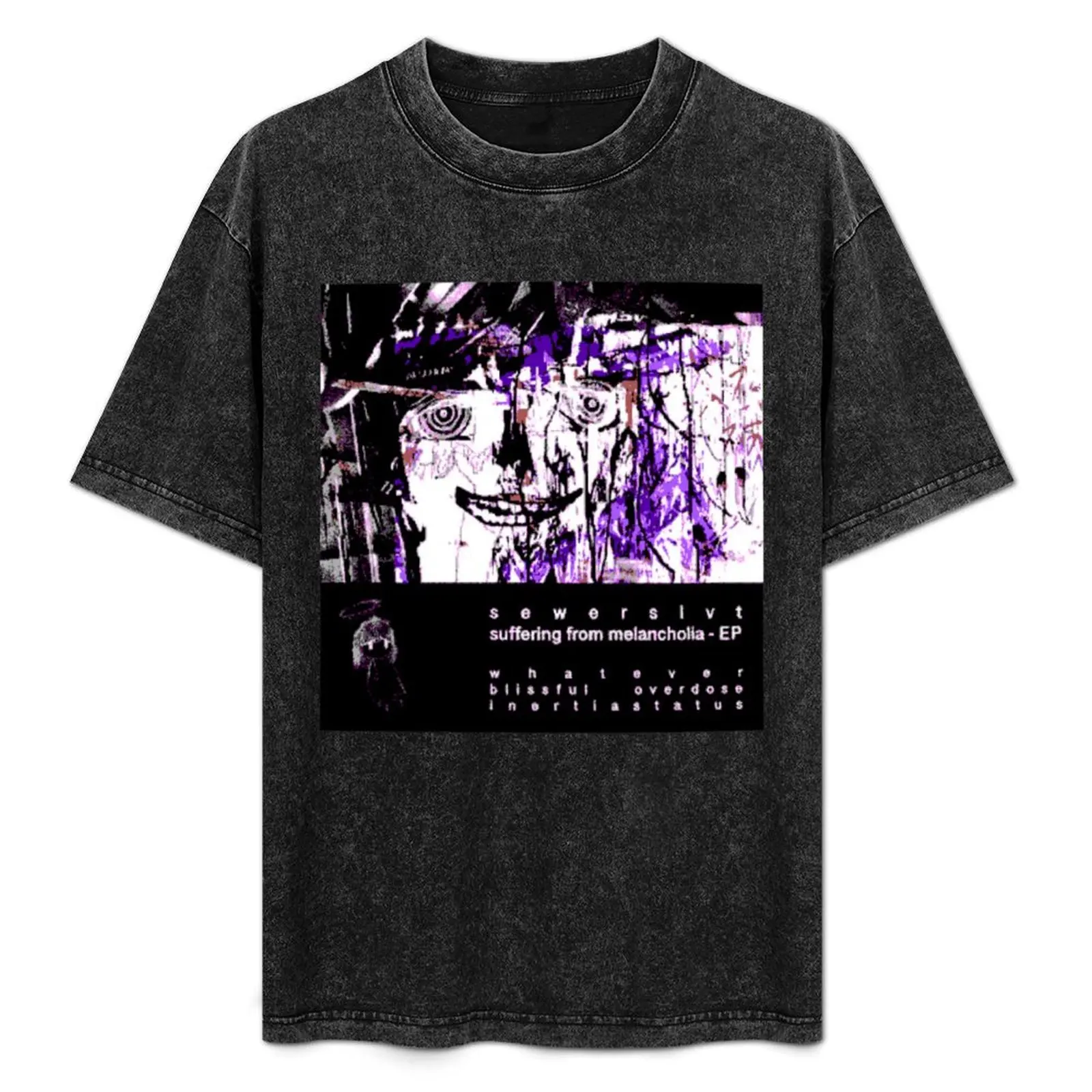 

Sewerslvt suffering from melancholia album cover T-Shirt Plus Size Non-Shrink T-Shirt